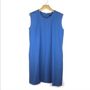 J. Crew Sleeveless Cobalt Shift Dress
